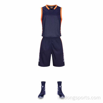 Uniforme da pallacanestro per bambini da uomo da uomo personalizzato da uomo personalizzato